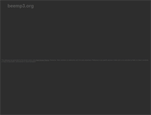 Tablet Screenshot of beemp3.org